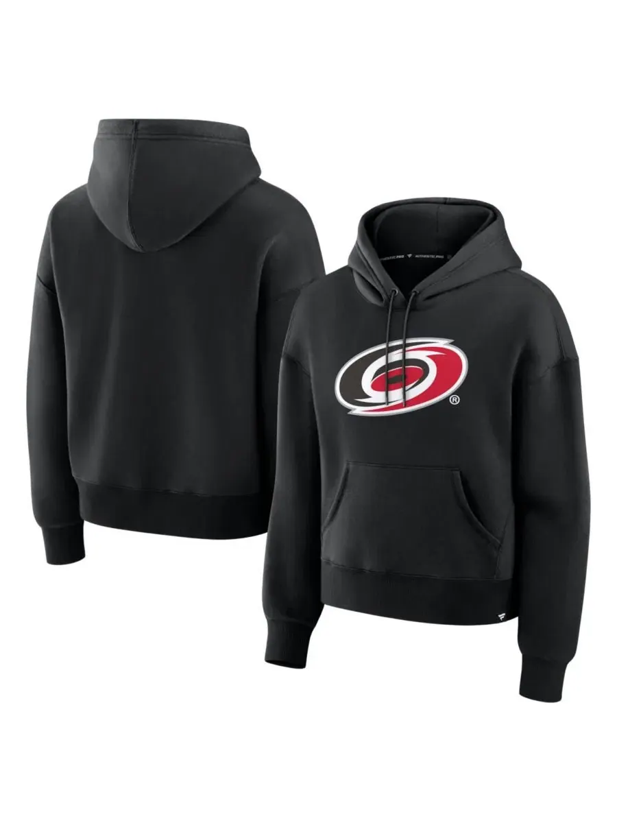 Худи с капюшоном с принтом Carolina Hurricanes Fanatics — изображение 1 из 3, черный