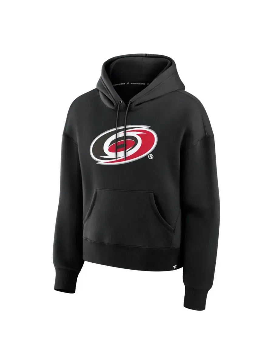 Худи с капюшоном с принтом Carolina Hurricanes Fanatics — изображение 2 из 3, черный