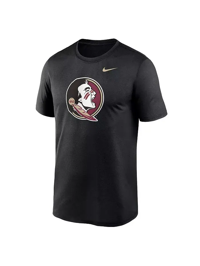 Мужская черная футболка Florida State Seminoles Primetime Legend Logo Nike — изображение 2 из 3
