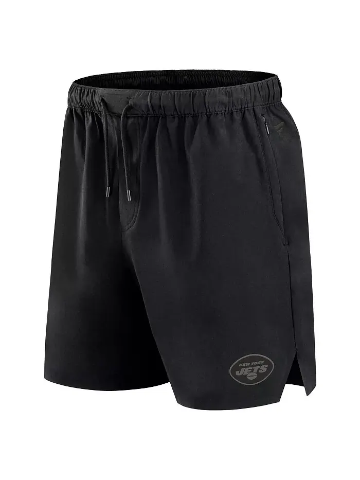 Мужские черные шорты New York Jets Front Office из ткани Fanatics Signature — изображение 2 из 3