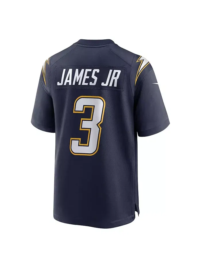 Мужская игровая майка Derwin James Jr. Navy Los Angeles Chargers (запасная) Super Chargers Nike — изображение 3 из 3