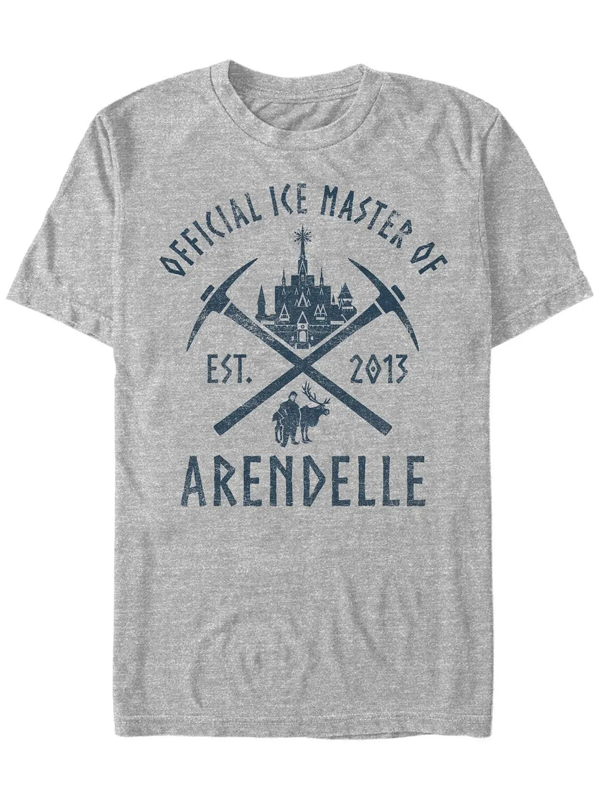 Мужская футболка с коротким рукавом frozen camp arendelle ice Fifth Sun — изображение 1 из 1, приглушенный