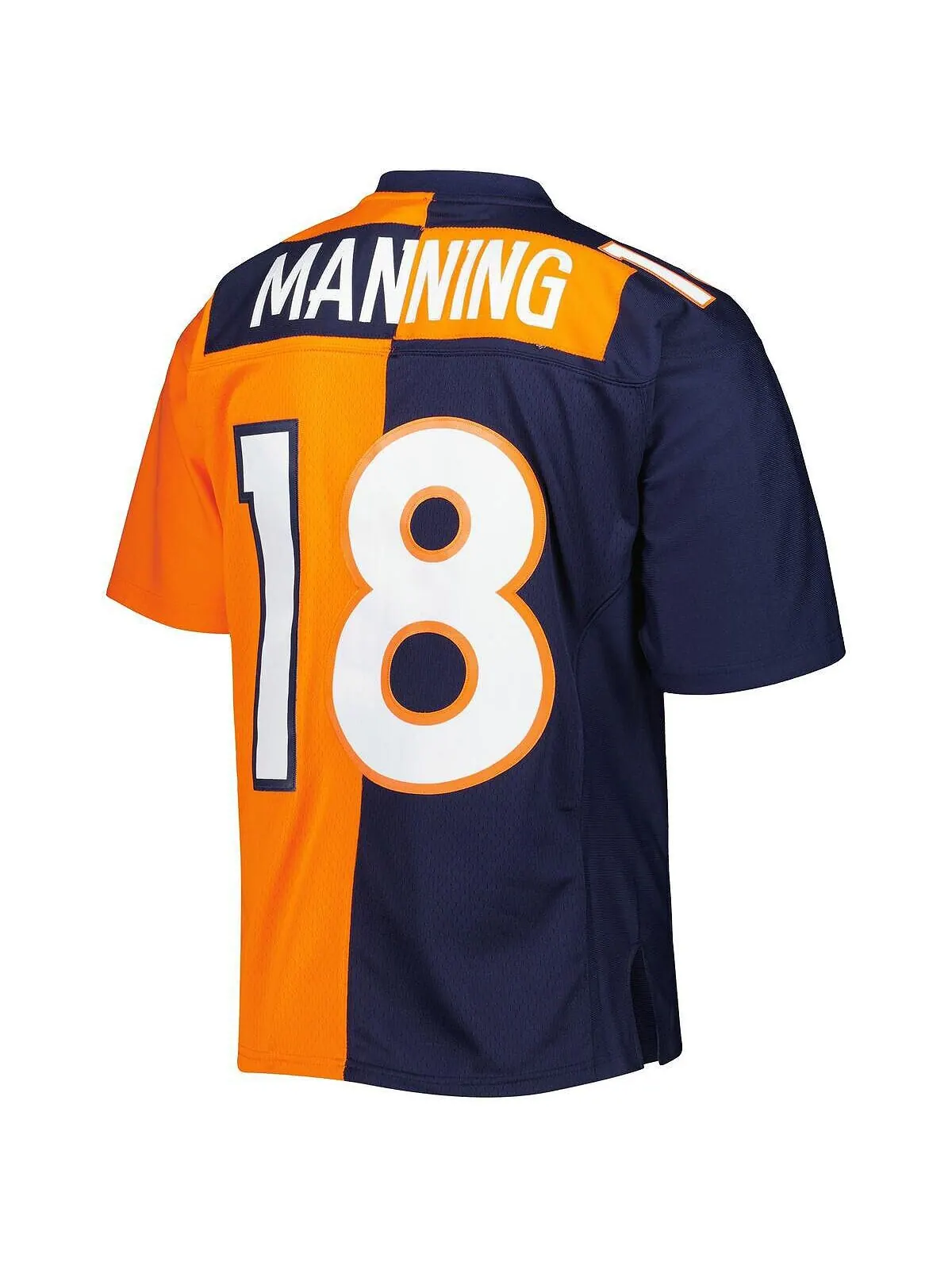 Мужская футболка peyton manning navy, orange denver broncos 2015 split legacy, копия джерси — изображение 3 из 4