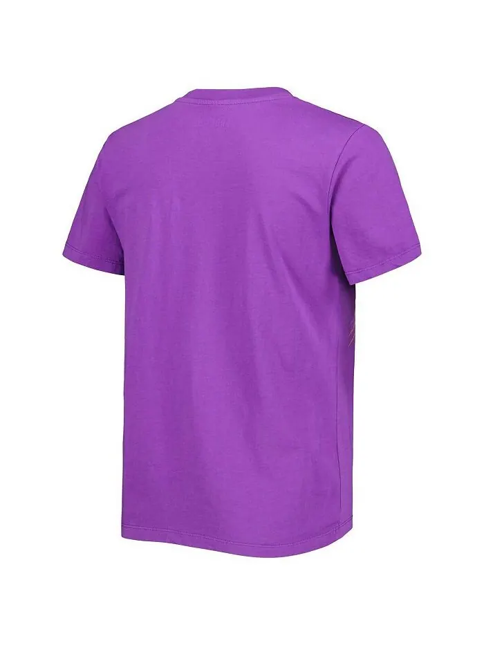 Женская фиолетовая футболка Phoenix Suns Hardwood Classics Arcadia Elevated Sportiqe — изображение 2 из 3, фиолетовый