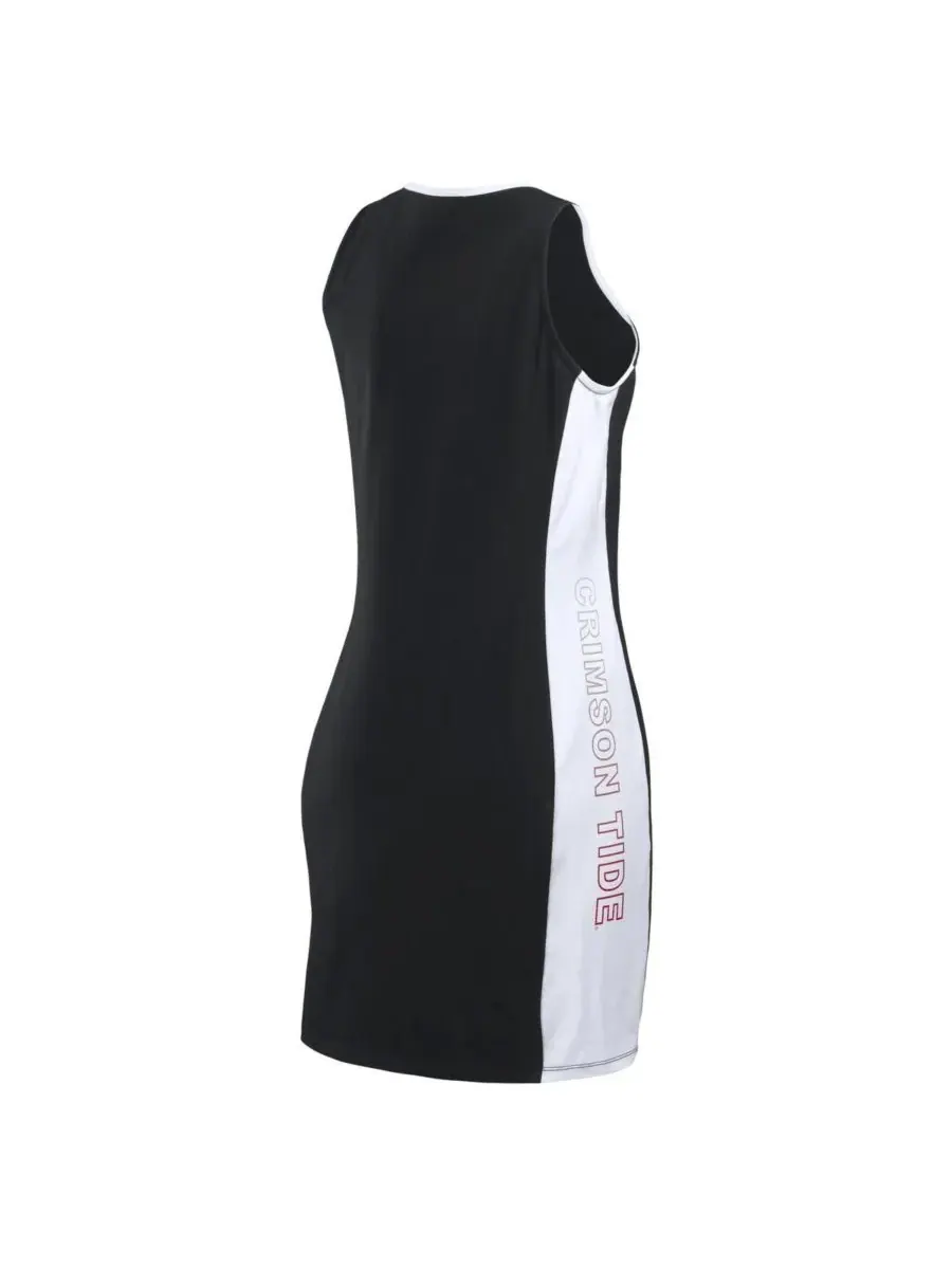 WEAR by Erin Andrews Женское черное облегающее платье-майка "Alabama Crimson Tide" — изображение 3 из 4, черный
