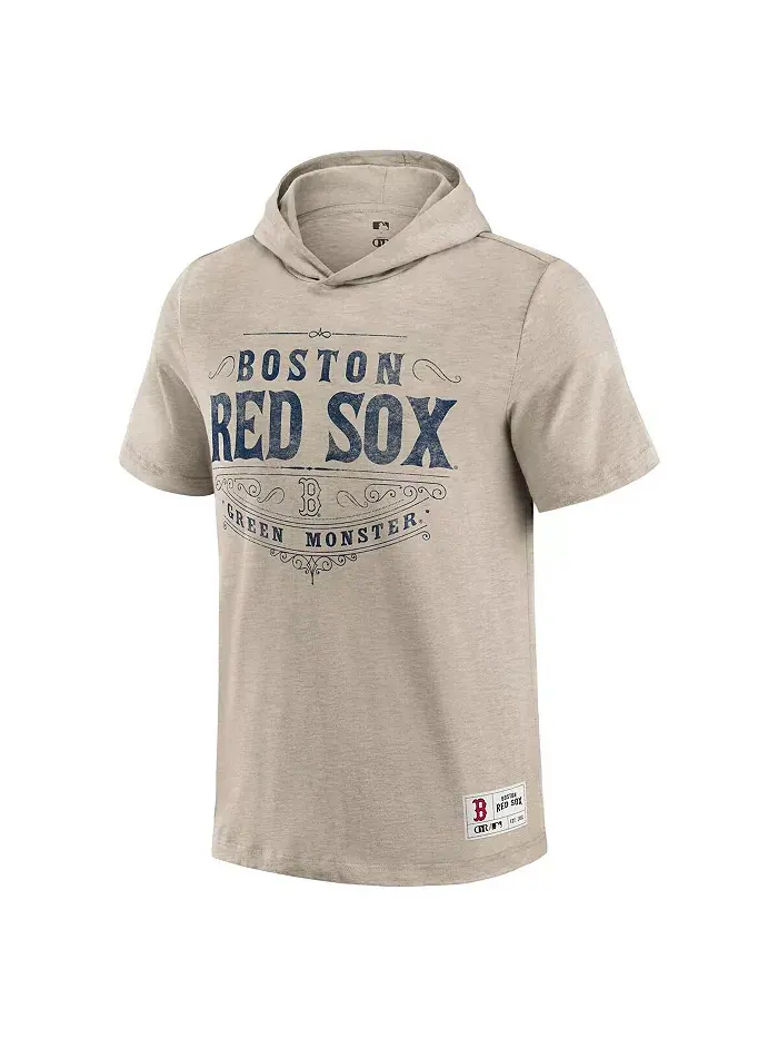 Коллекция Darius Rucker: худи с капюшоном для мужчин в бежевом цвете Boston Red Sox Fanatics — изображение 2 из 3