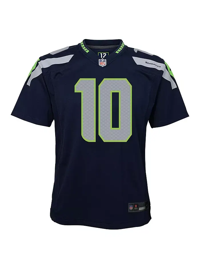 Футболка игровая команды Seattle Seahawks Cooper Kupp College Navy для подростков Nike — изображение 2 из 3