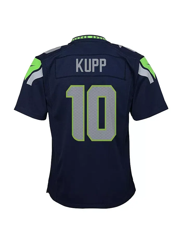 Футболка игровая команды Seattle Seahawks Cooper Kupp College Navy для подростков Nike — изображение 3 из 3