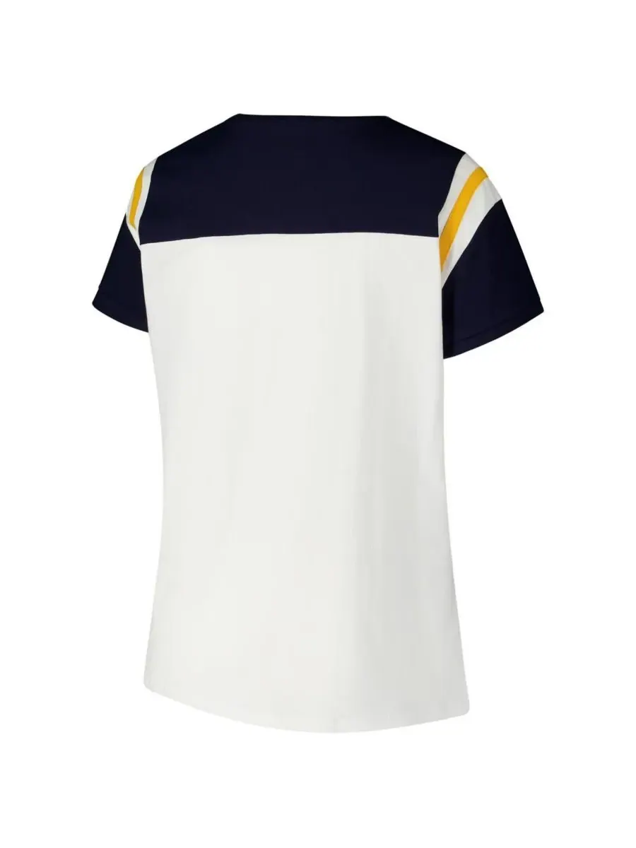 Fanatics Женская белая футболка West Virginia Mountaineers большого размера с символикой команды — изображение 2 из 3, белый