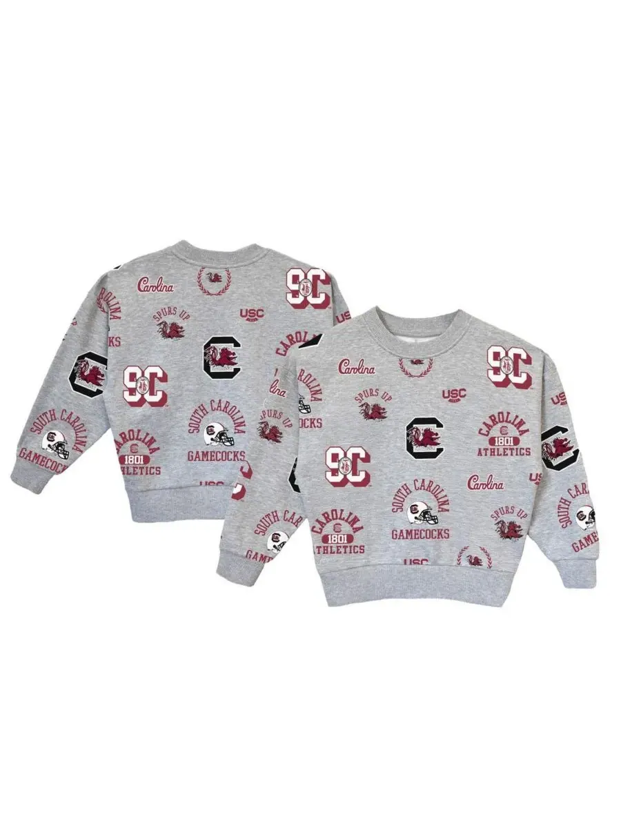 Gameday Couture Толстовка Big Girls Gray South Carolina Gamecocks Always on Repeat — изображение 1 из 3, серый