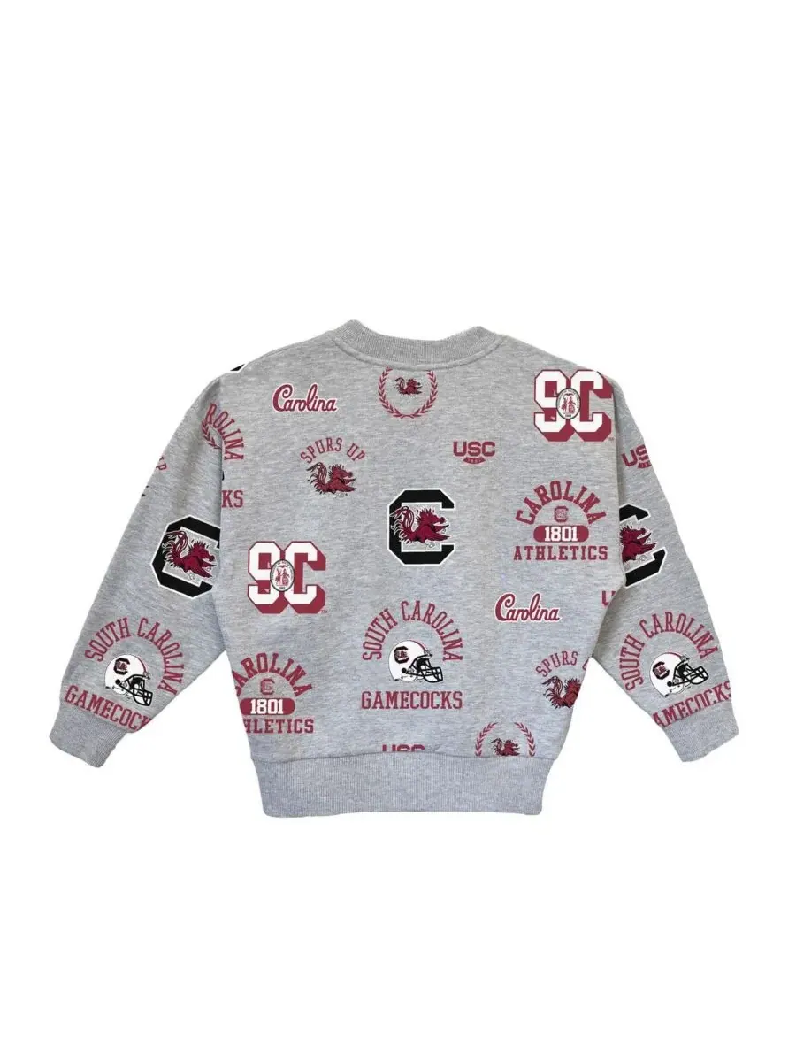 Gameday Couture Толстовка Big Girls Gray South Carolina Gamecocks Always on Repeat — изображение 3 из 3, серый