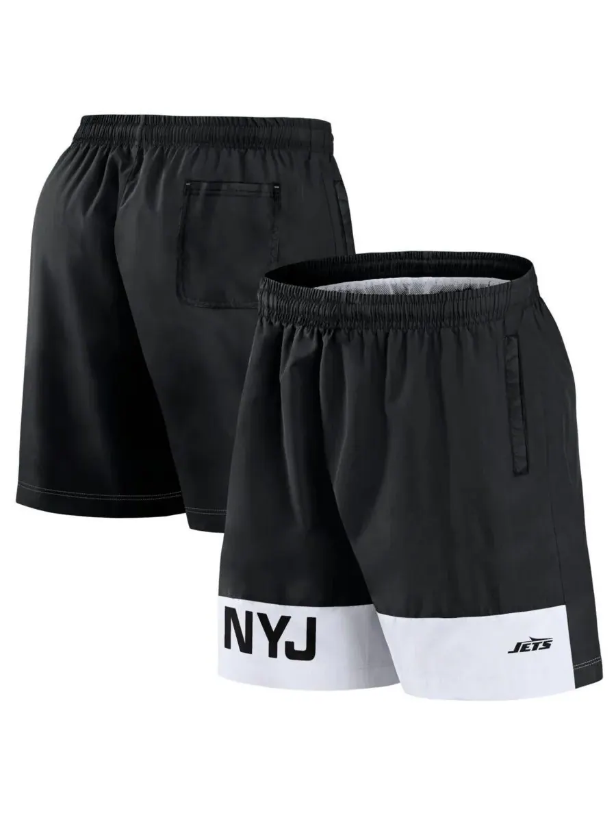 Fanatics Мужские черные шорты New York Jets Elements — изображение 1 из 3, черный