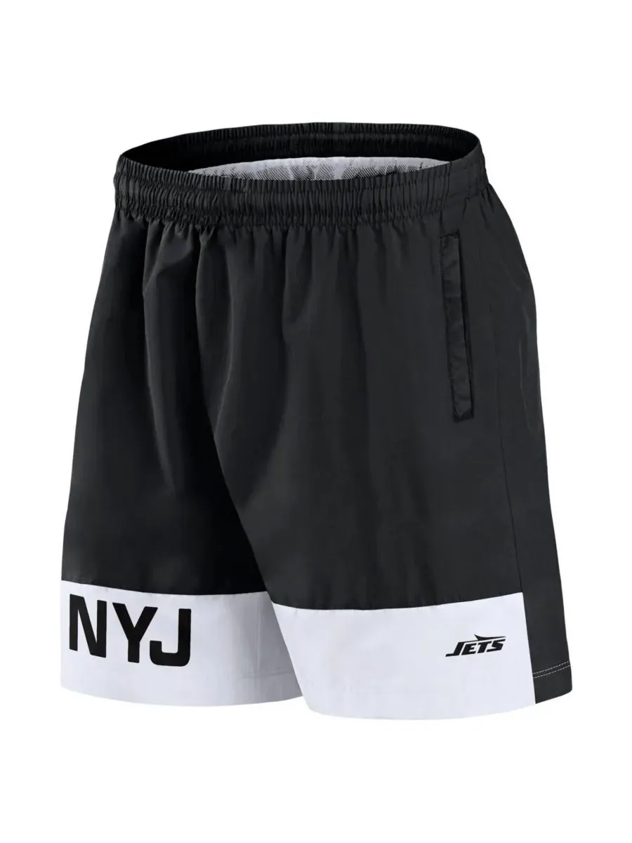Fanatics Мужские черные шорты New York Jets Elements — изображение 2 из 3, черный