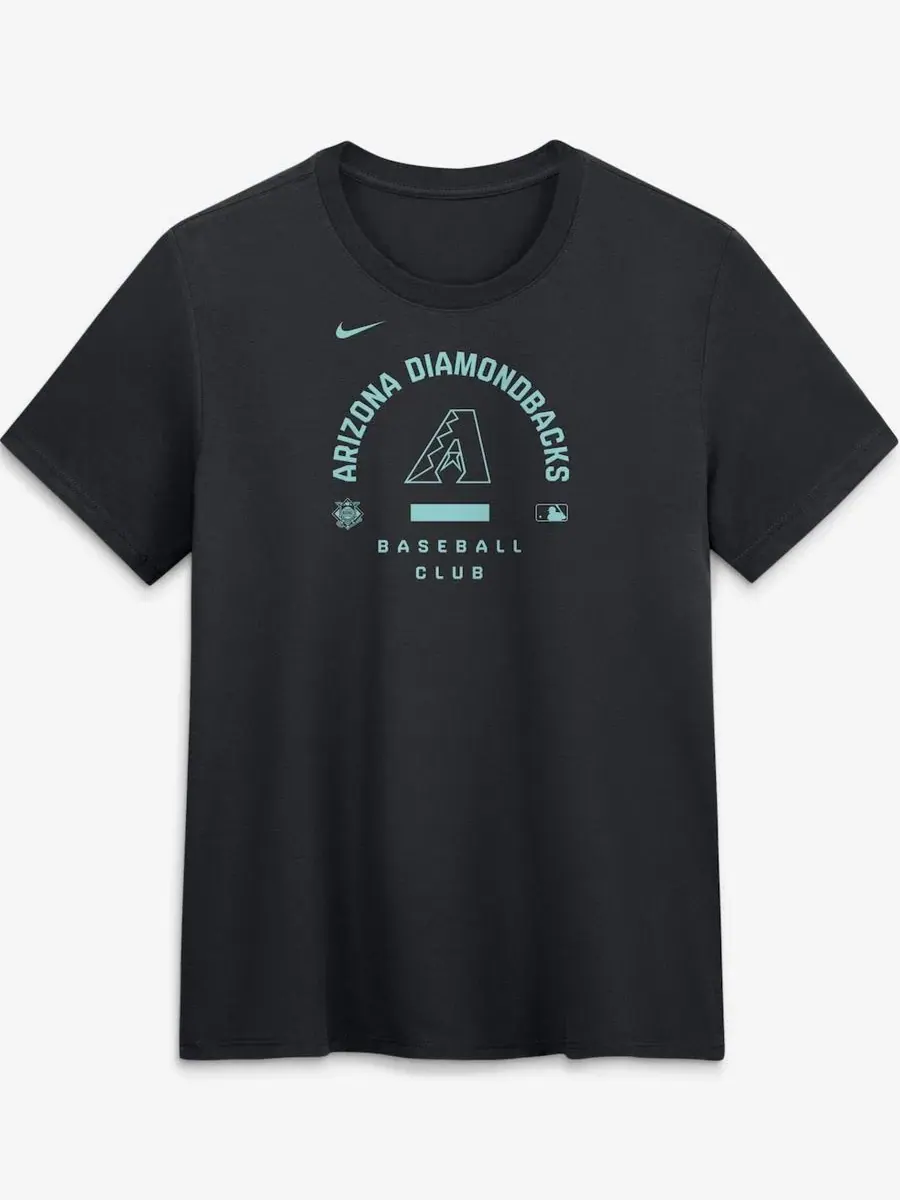 Футболка Nike Arizona Diamondbacks Authentic Collection Early Work Tri-Blend Dri-FIT — изображение 1 из 5, черный