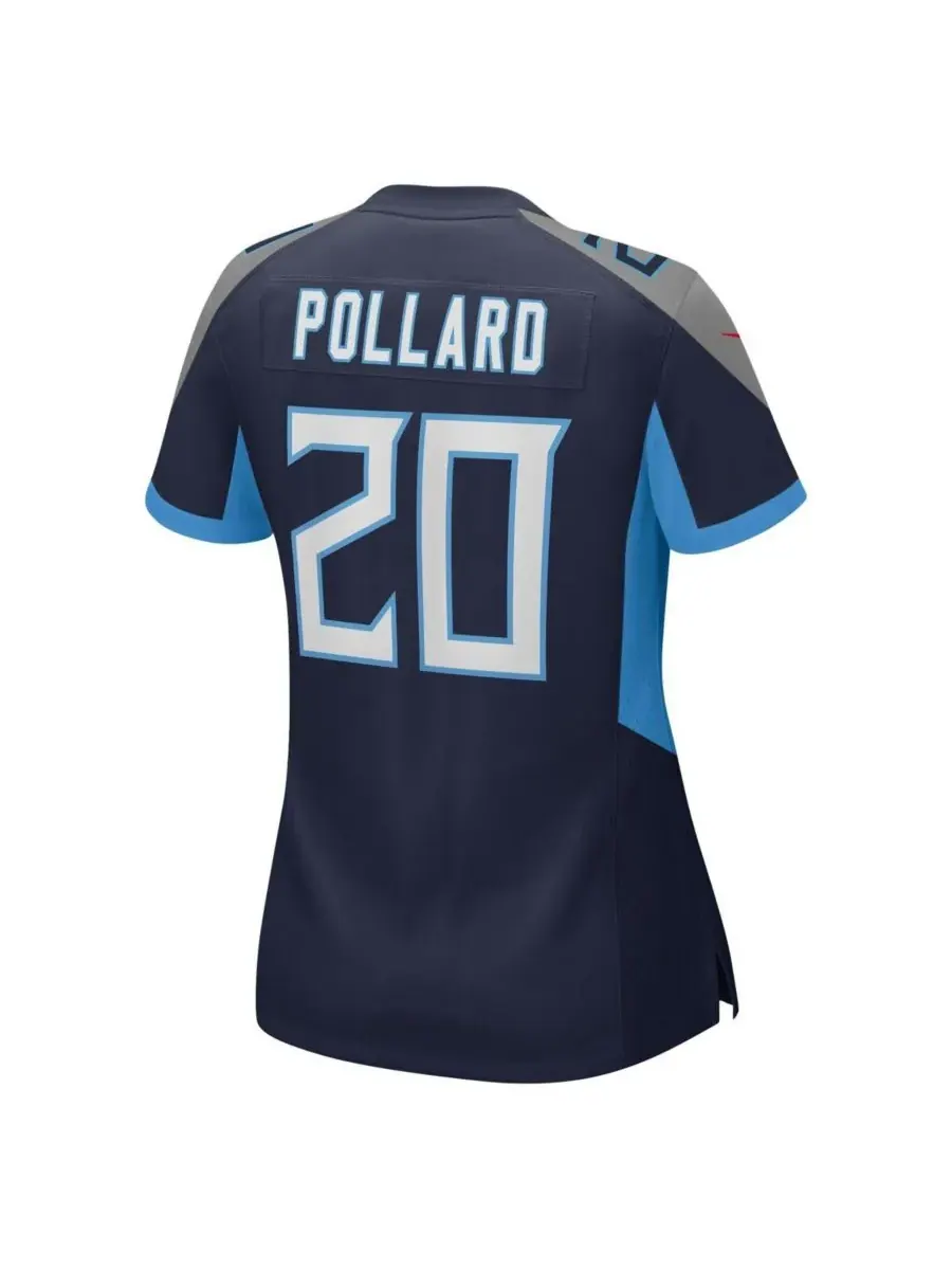 Nike Женская игровая футболка Тони Полларда темно-синего цвета команды Tennessee Titans — изображение 2 из 5, темно-синий