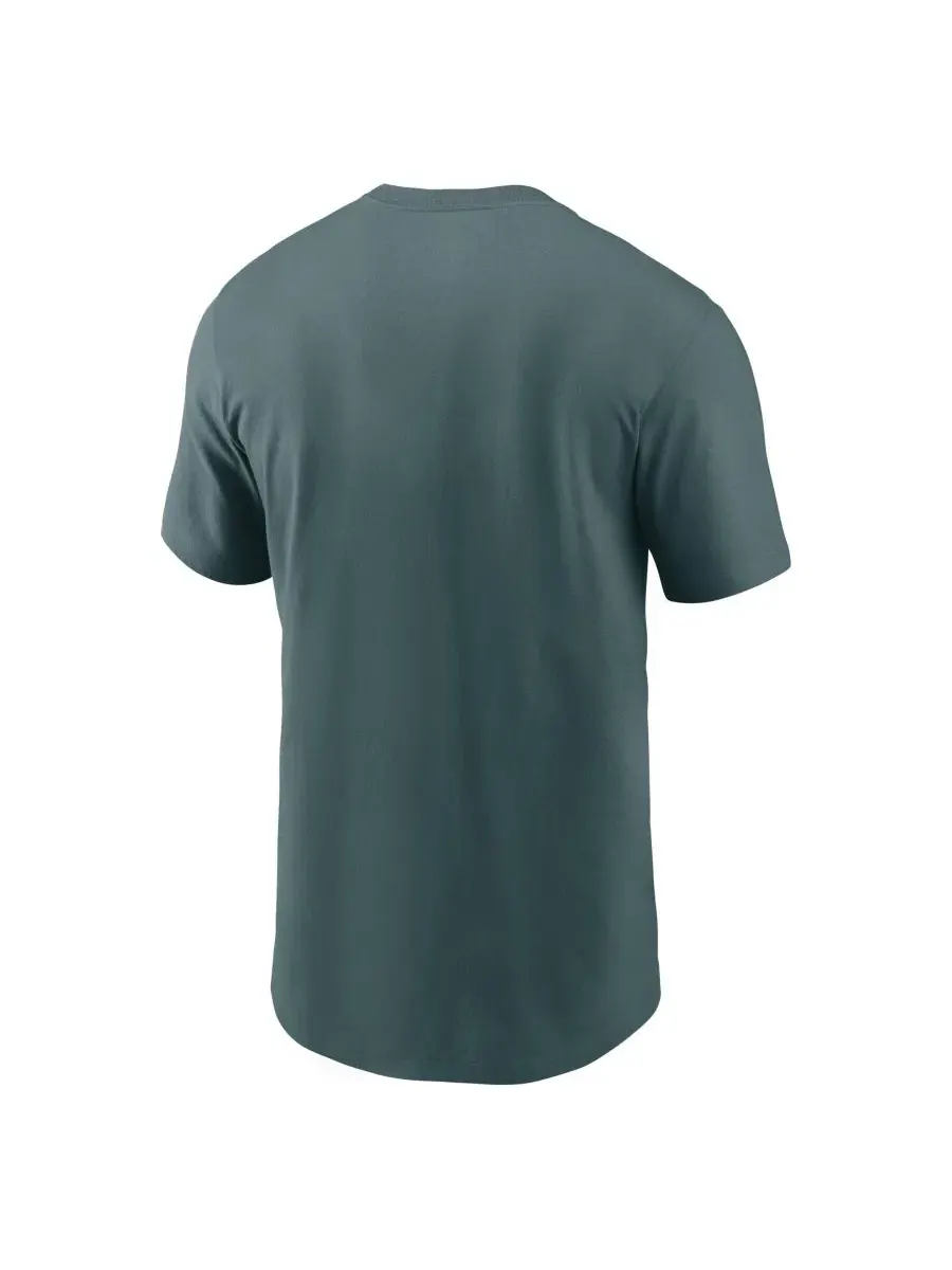 Футболка с принтом Philadelphia Eagles Essential Logo Nike — изображение 3 из 4, зеленый