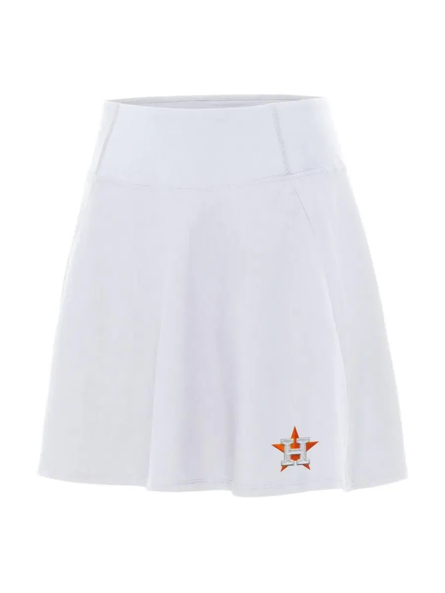 Женская юбка-шорты с вышивкой Chip Houston Astros Antigua — изображение 1 из 1, белый