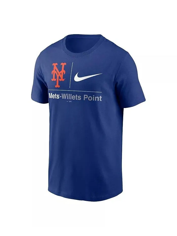 Мужская футболка Royal New York Mets Willets Point Hometown Nike — изображение 2 из 3