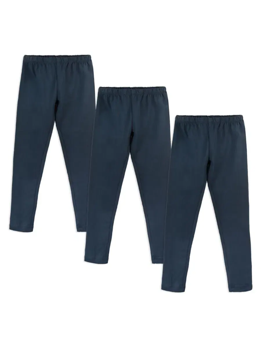 Леггинсы для девочек с усиленными коленями, комплект из 3 пар Mightly, 3lg001nvmd