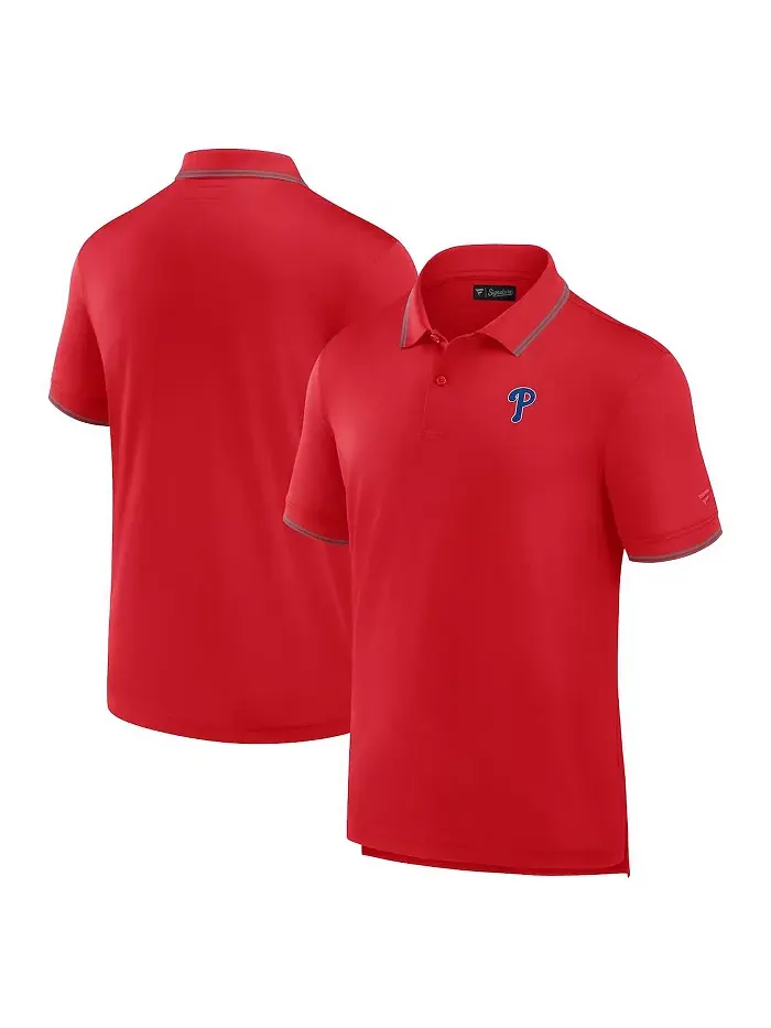 Мужская красная поло Philadelphia Phillies из пике Fanatics Signature — изображение 1 из 3