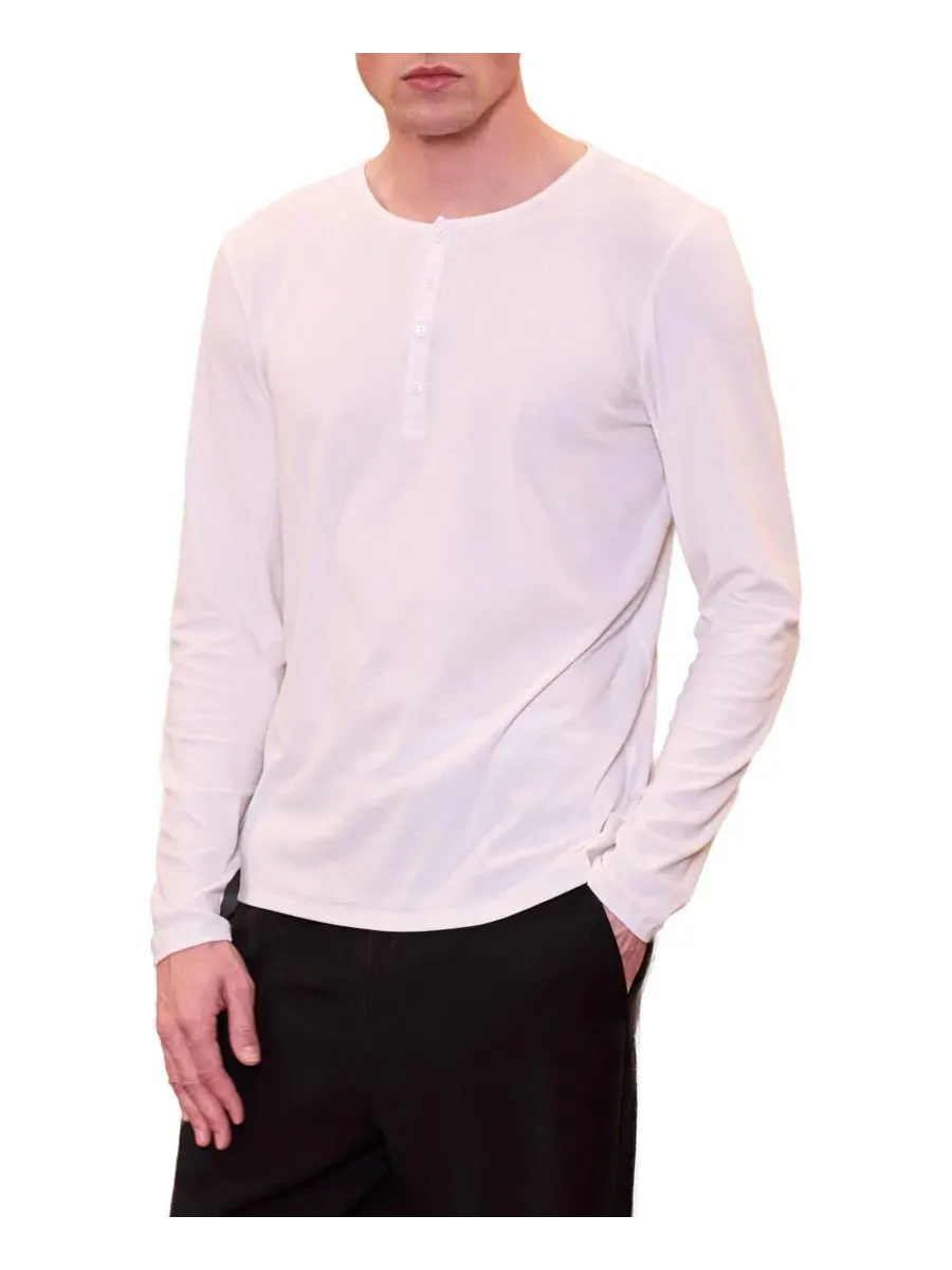 Мужская футболка с длинным рукавом из рибаны Daydreamers Rib Long Sleeve Tee PCFG, Whit