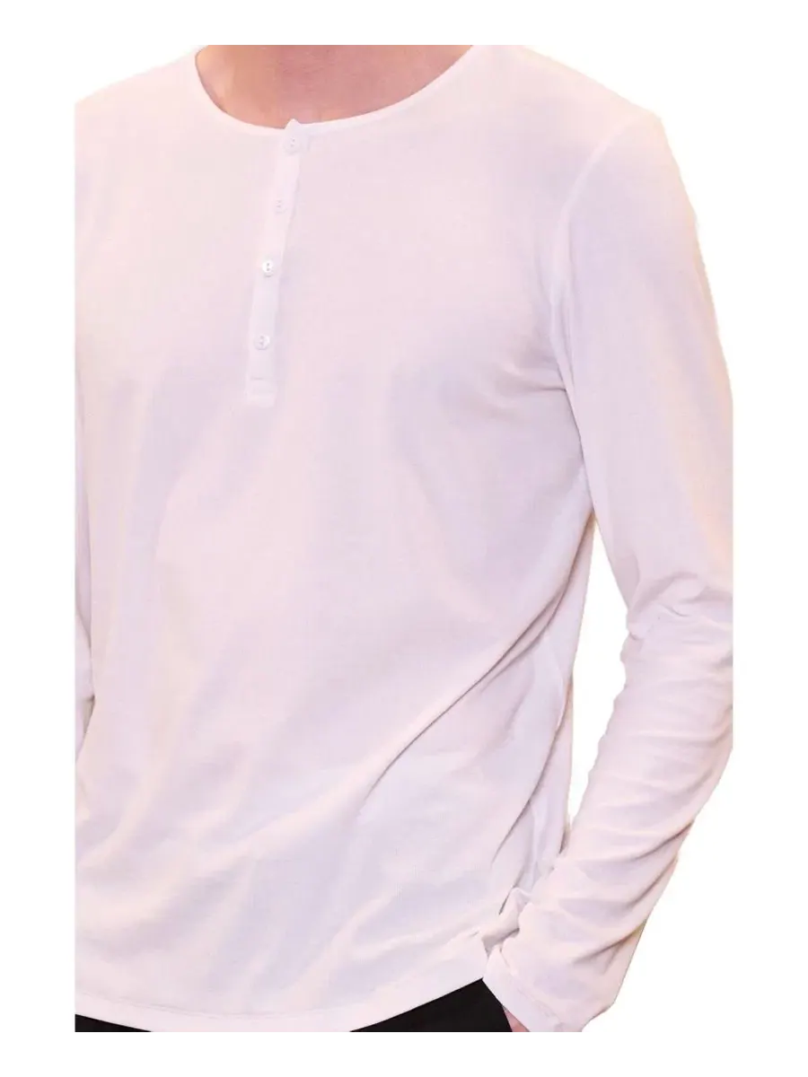 Мужская футболка с длинным рукавом из рибаны Daydreamers Rib Long Sleeve Tee PCFG, Whit — изображение 2 из 7