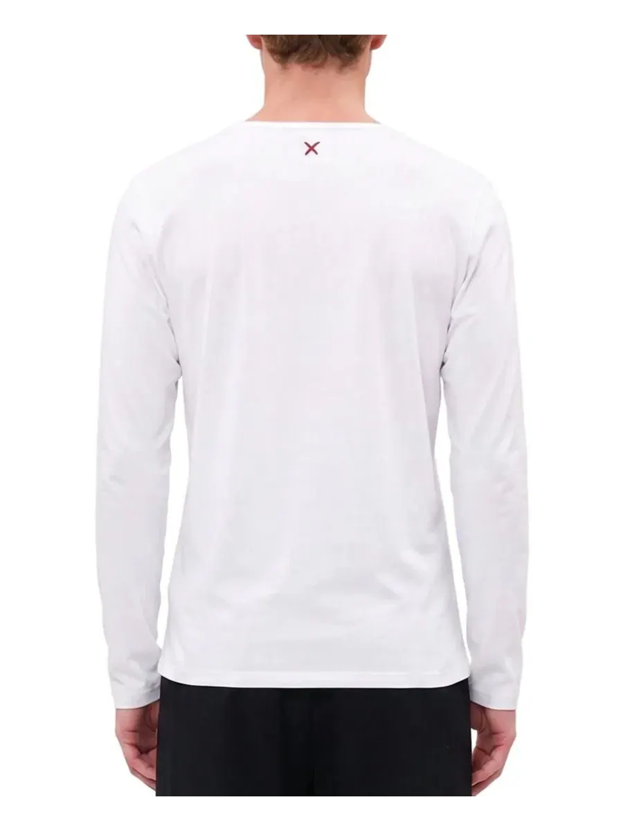 Мужская футболка с длинным рукавом из рибаны Daydreamers Rib Long Sleeve Tee PCFG, Whit — изображение 3 из 7