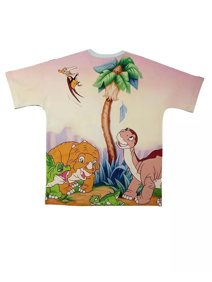 Мужская и женская футболка с принтом Mint the Land Before Time Group DUMBGOOD — изображение 2 из 4