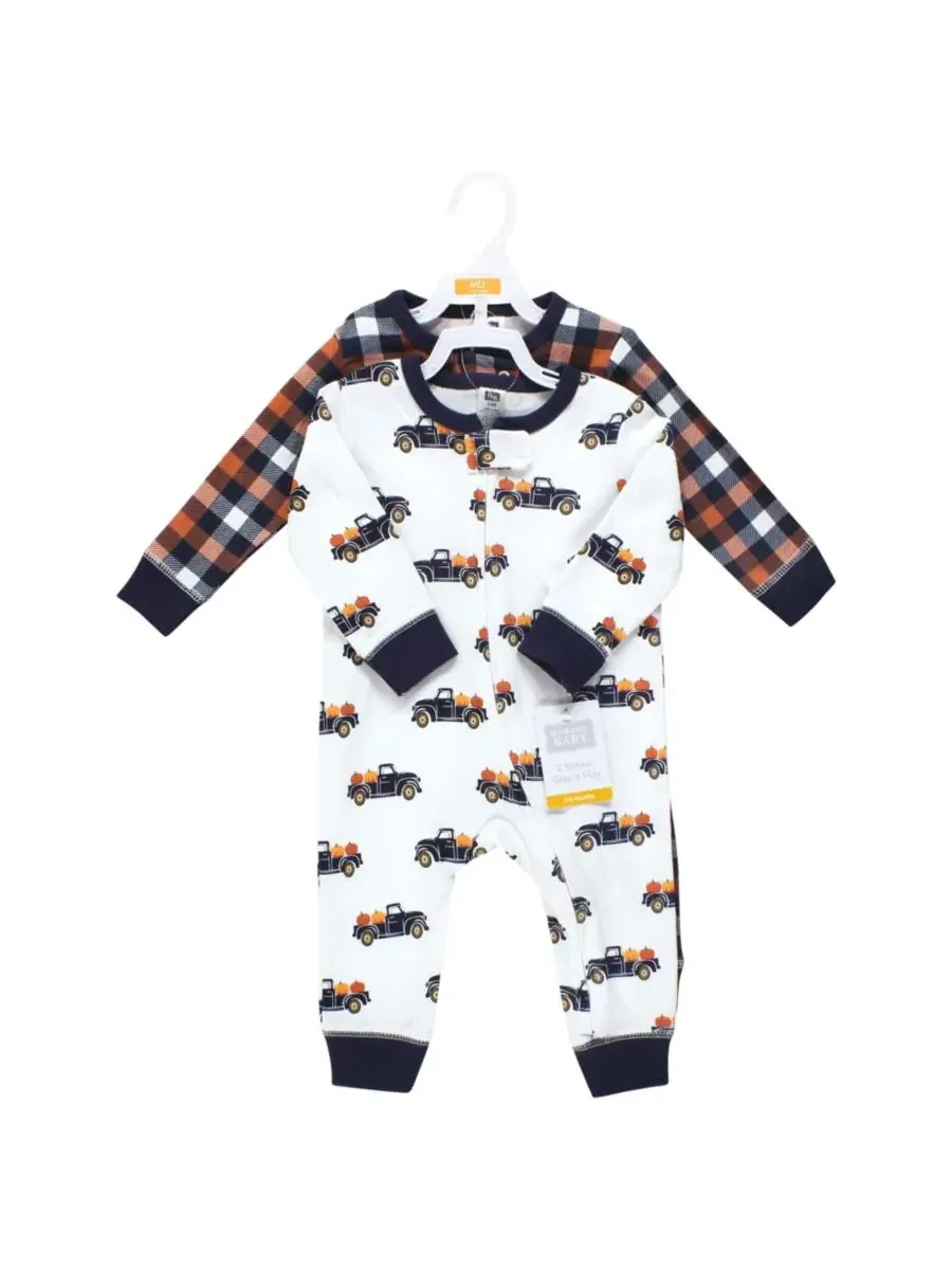 2 шт. для сна и игр Hudson Baby, Pumpkin Truck — изображение 2 из 4