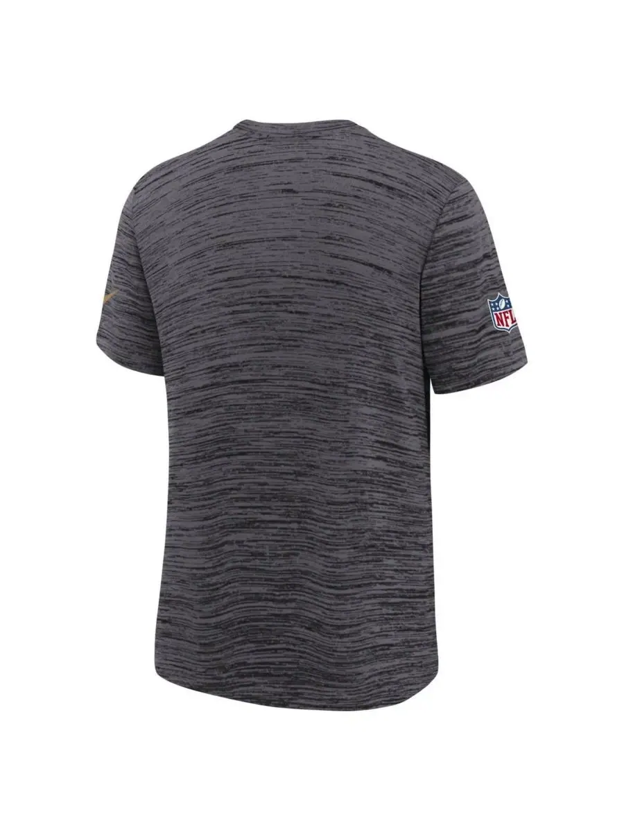 Nike Футболка Big Boys and Girls Heather Black San Francisco 49ers 2025 Rivalries Collection — изображение 2 из 3, черный