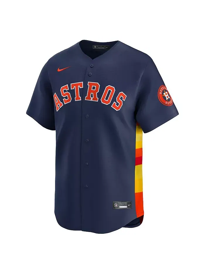 Футболка Houston Astros для мужчин Nike Jose Altuve Orange, лимитированная версия игрока Fanatics — изображение 2 из 3