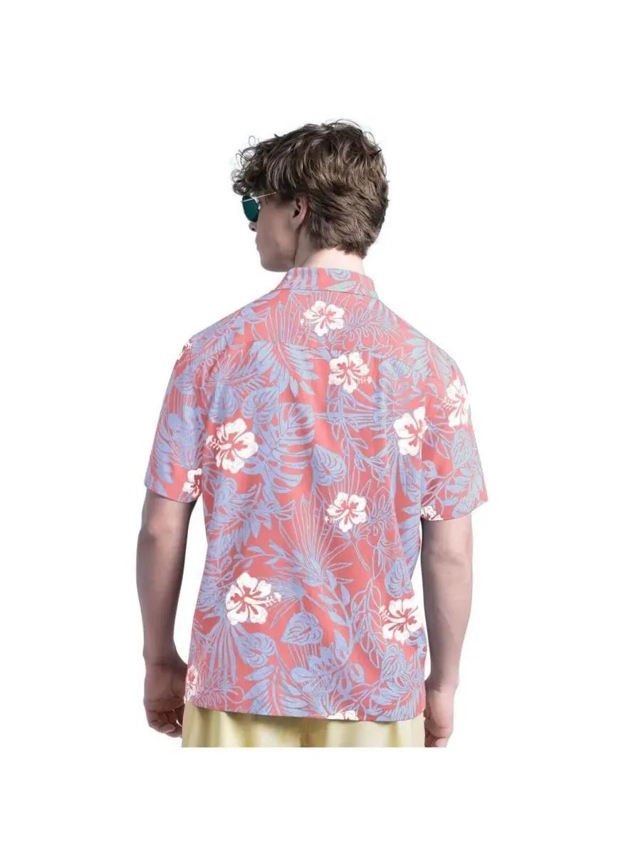 Margaritaville Мужская рубашка на пуговицах Coral San Francisco Giants Palm Shade Party — изображение 2 из 2, коралл