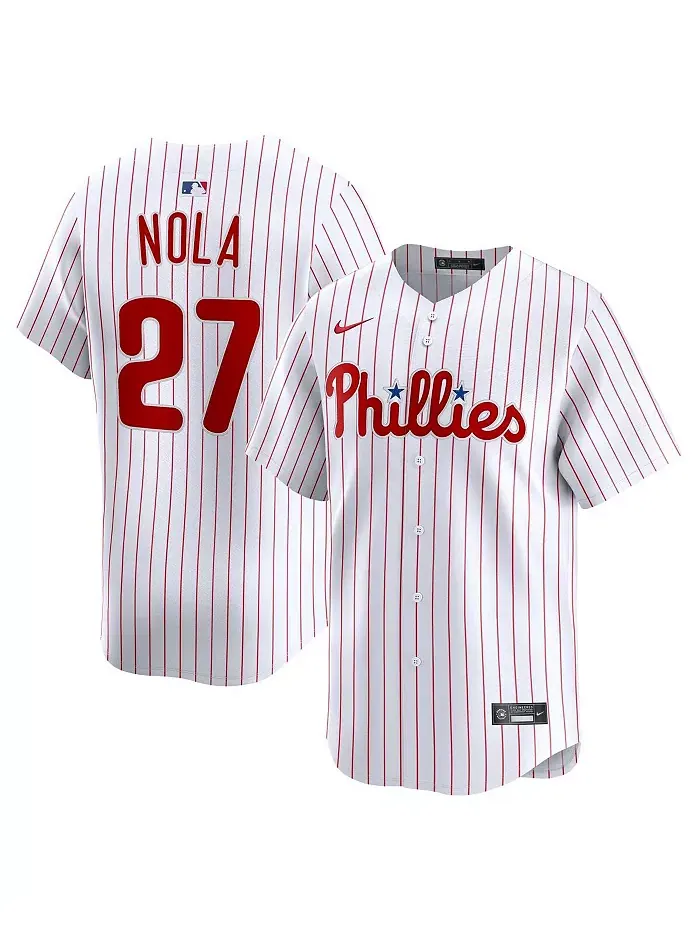 Мужская белая лимитированная джерси Philadelphia Phillies с именем Aaron Nola Nike — изображение 1 из 3