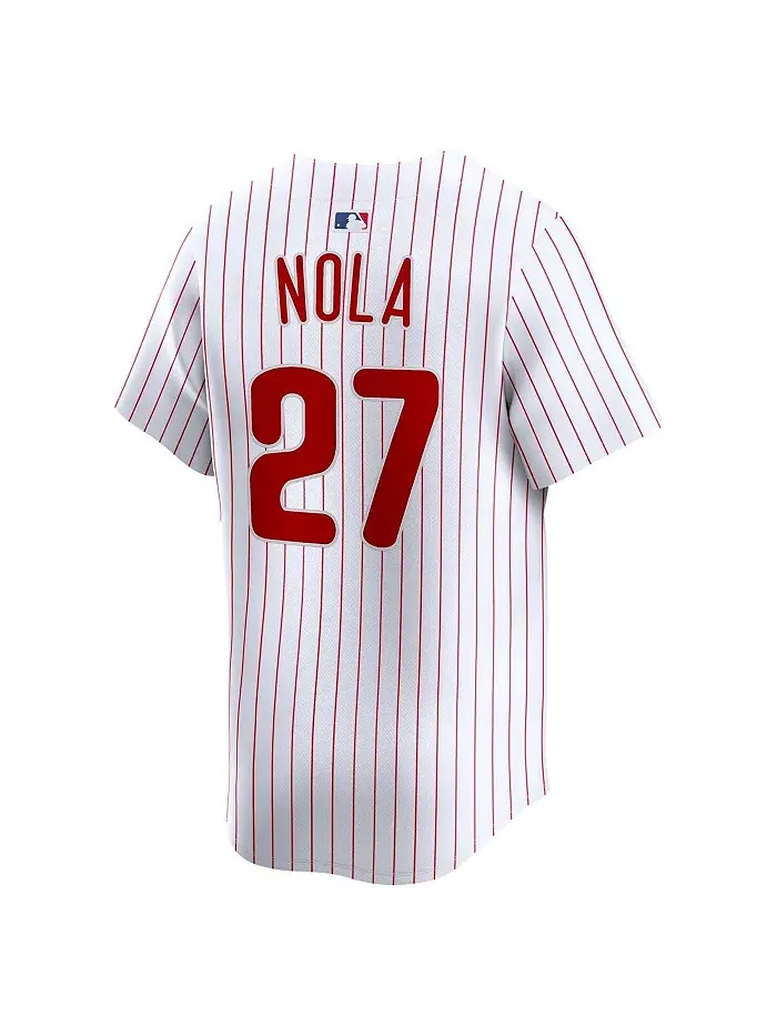 Мужская белая лимитированная джерси Philadelphia Phillies с именем Aaron Nola Nike — изображение 2 из 3