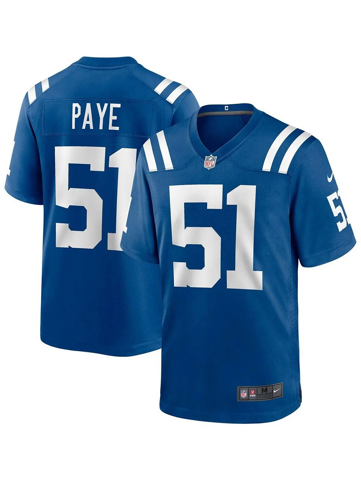Мужская футболка kwity paye royal indianapolis colts 2021 nfl draft first round game jersey Nike — изображение 1 из 3
