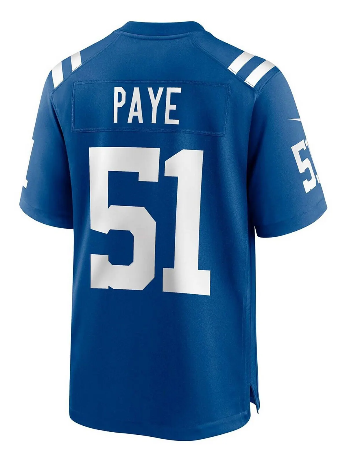 Мужская футболка kwity paye royal indianapolis colts 2021 nfl draft first round game jersey Nike — изображение 3 из 3