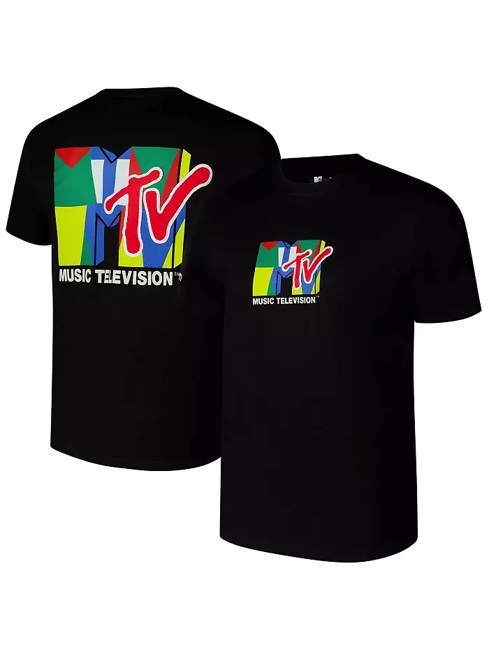 Мужская черная футболка MTV Angel Wings Freeze Max — изображение 1 из 3