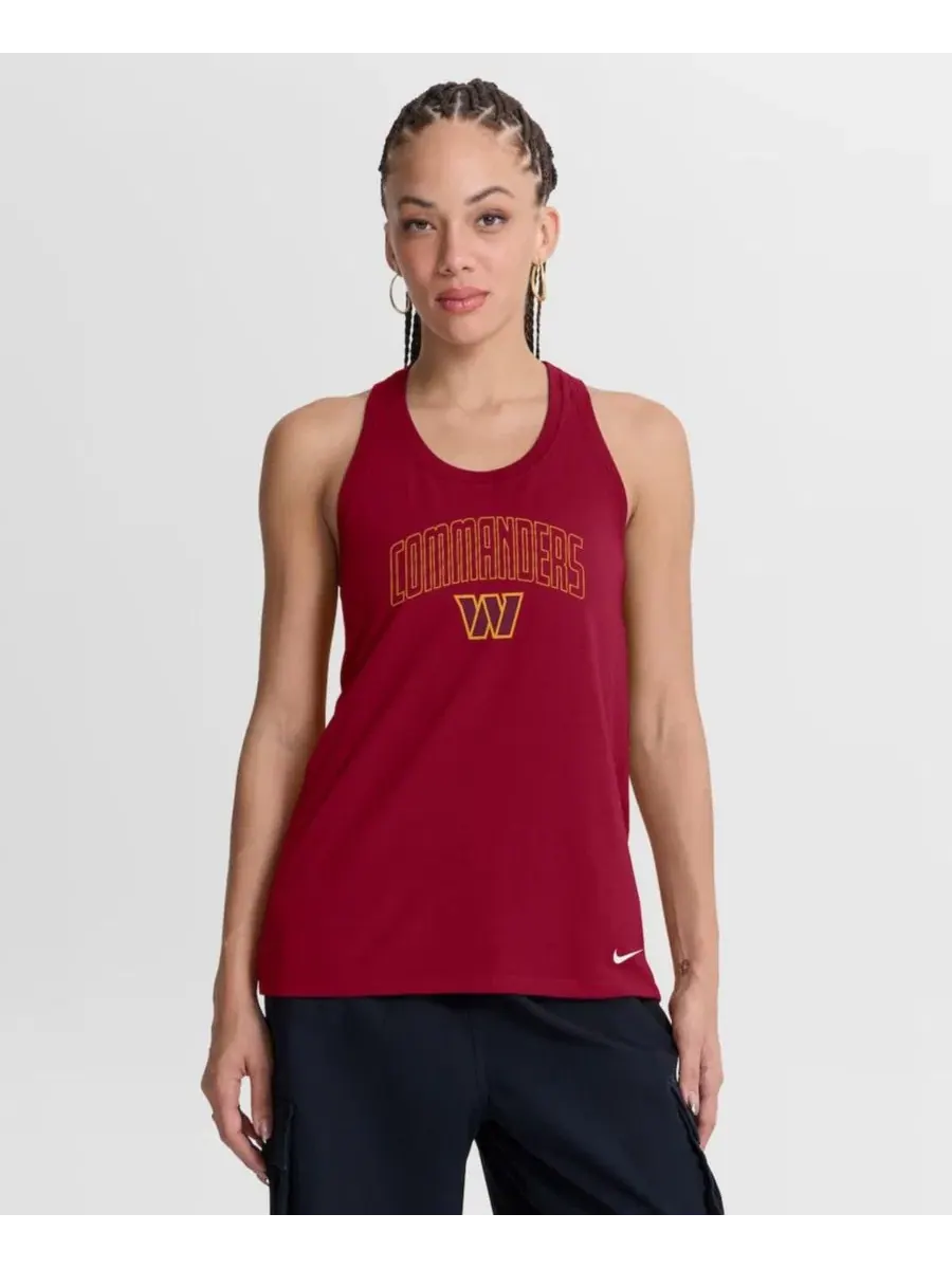 Топ без рукавов с принтом Primetime Tri-Blend Dri-FIT Nike — изображение 1 из 5, бордовый