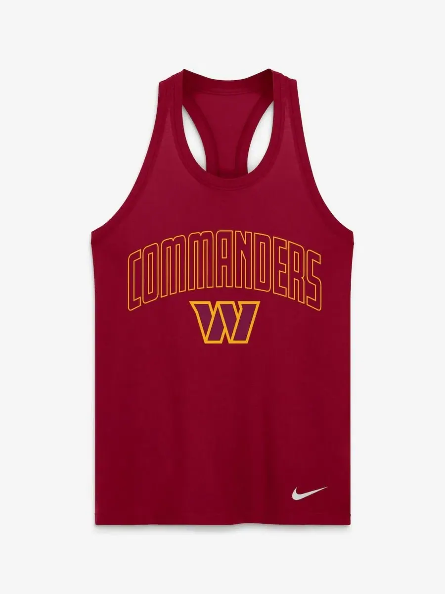 Топ без рукавов с принтом Primetime Tri-Blend Dri-FIT Nike — изображение 2 из 5, бордовый
