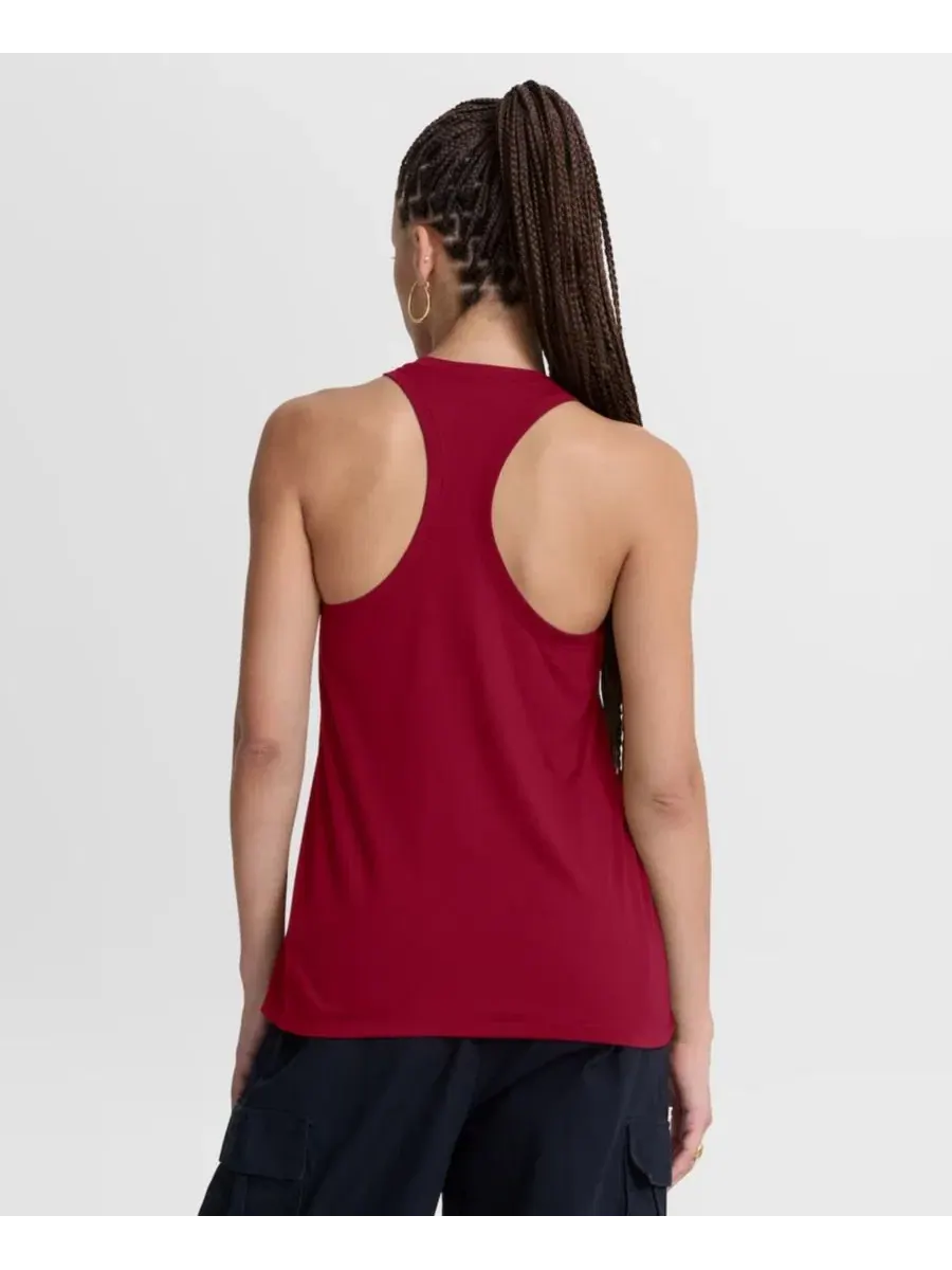 Топ без рукавов с принтом Primetime Tri-Blend Dri-FIT Nike — изображение 4 из 5, бордовый