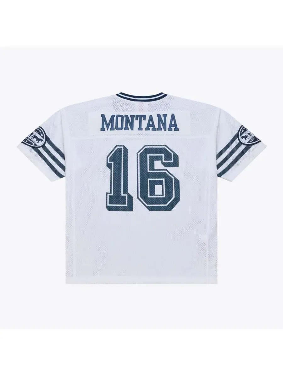 Футболка Legacy с коротким рукавом Joe Montana White San Francisco 49ers Mitchell & Ness — изображение 2 из 5, белый