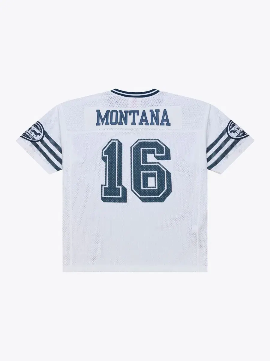 Футболка Legacy с коротким рукавом Joe Montana White San Francisco 49ers Mitchell & Ness — изображение 4 из 5, белый