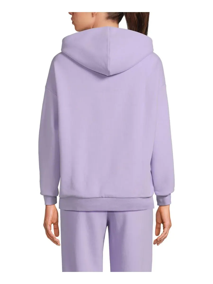 Женская толстовка с длинными рукавами и капюшоном Serious Sweats Oversized - Комплект Lands' End — изображение 3 из 3