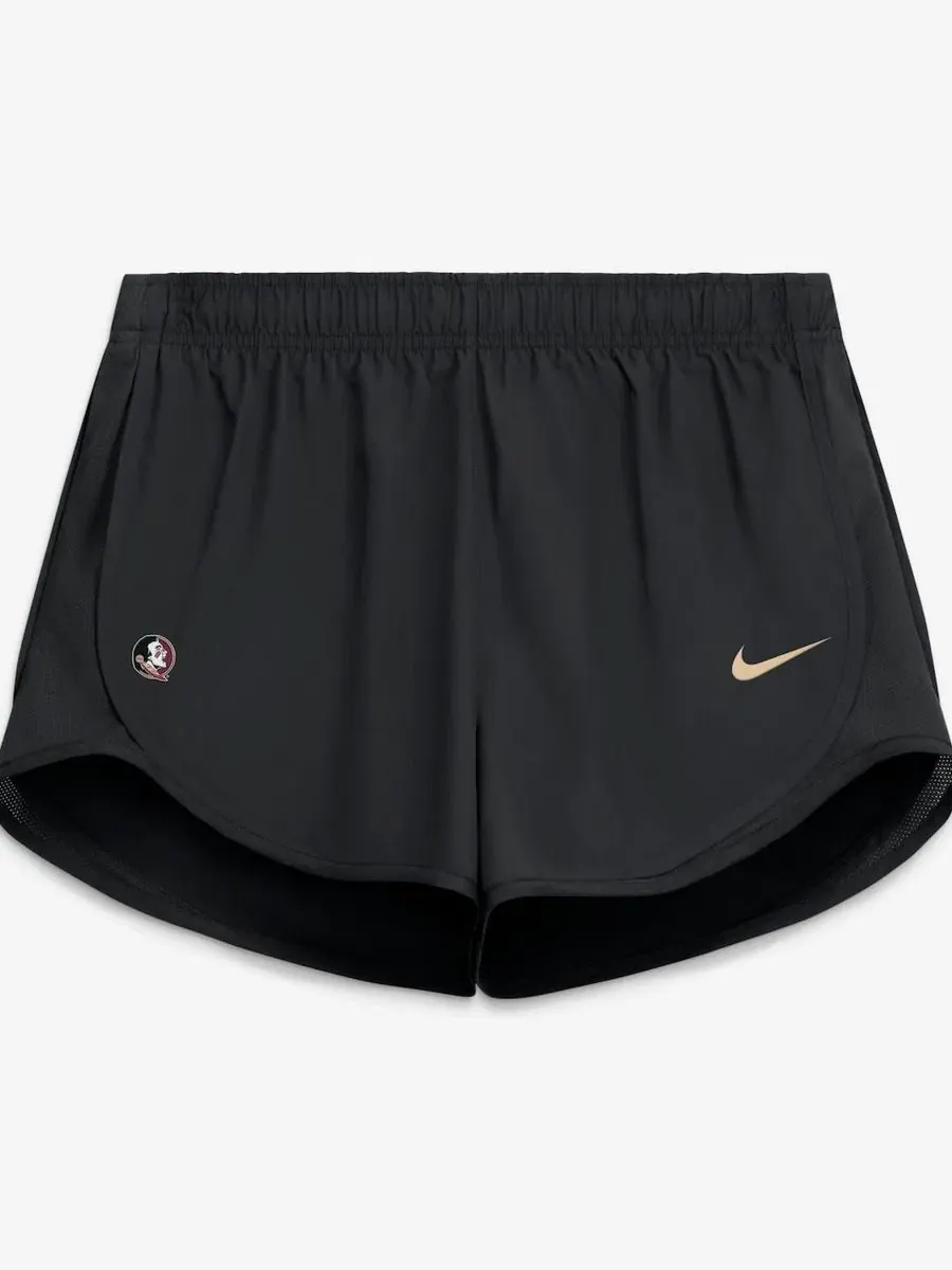 Шорты Nike Tempo Mid-Rise Dri-FIT с принтом Florida State Seminoles — изображение 1 из 2, черный