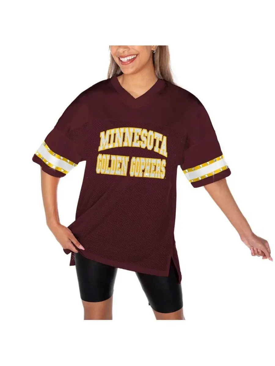 Футболка с принтом Until Kickoff Gameday Couture — изображение 4 из 5, коричневый