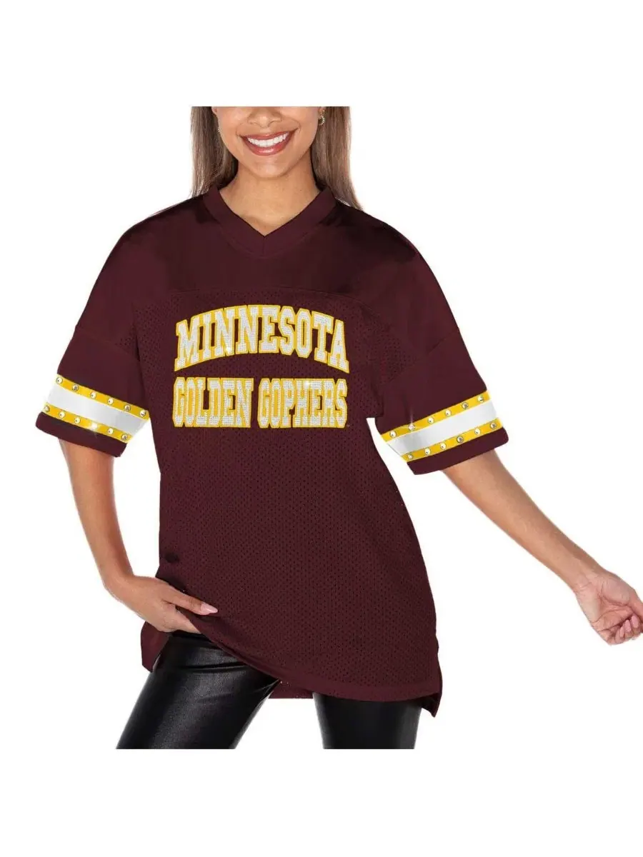 Футболка с принтом Until Kickoff Gameday Couture — изображение 5 из 5, коричневый