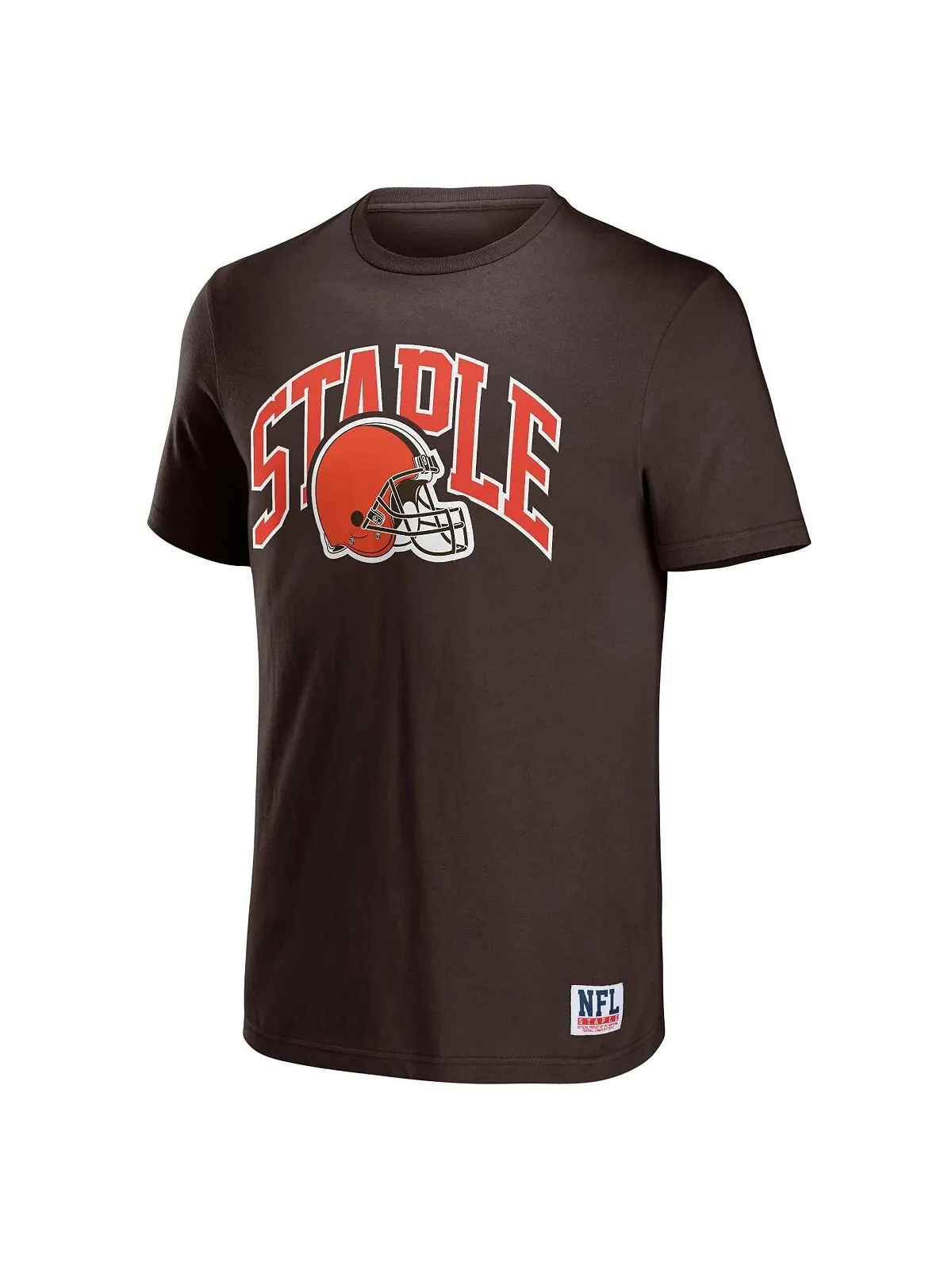 Мужская футболка с коротким рукавом nfl x staple black cleveland browns lockup logo NFL Properties — изображение 2 из 3