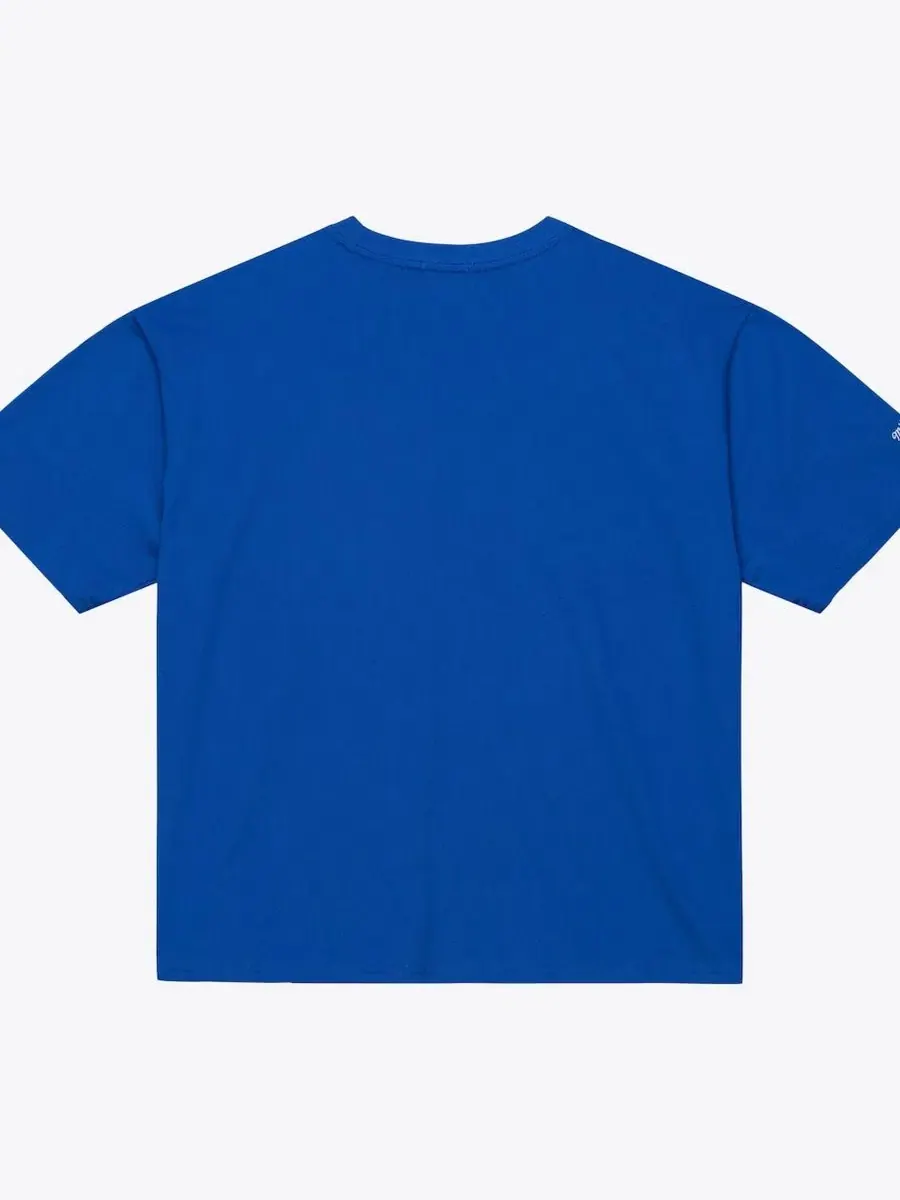 Футболка с коротким рукавом Philadelphia 76ers Hardwood Classics Head Coach Mitchell & Ness — изображение 5 из 5, королевский