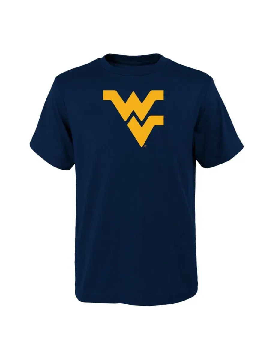 Футболка с принтом West Virginia Mountaineers Outerstuff — изображение 1 из 1, темно-синий