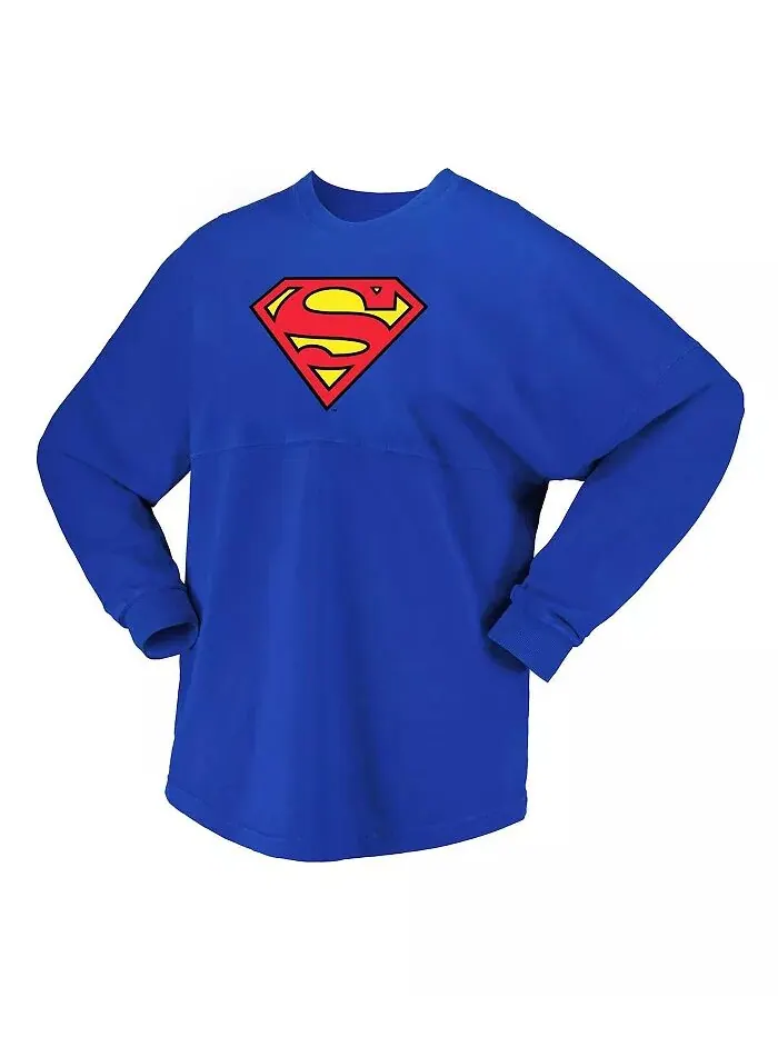 Мужская и женская футболка Royal Superman Original с длинным рукавом Spirit Jersey — изображение 2 из 4